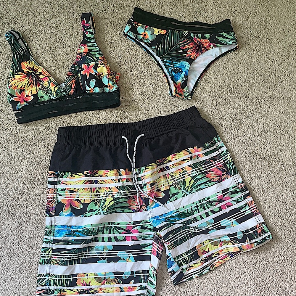 Rare Couple’s Matching Swimsuits (2 swims for the price of 1)!!